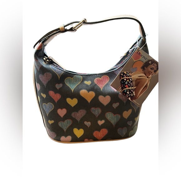 Dooney & Bourke Handbags - Dooney & Bourke Black New Heart Handbag Purse